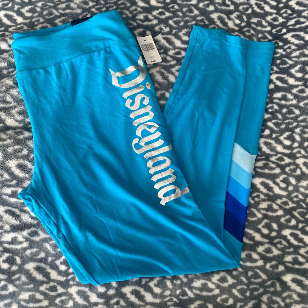 NWT Disneyland blue leggings